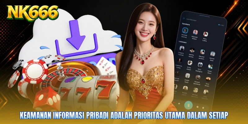 Keamanan informasi pribadi adalah prioritas utama dalam setiap