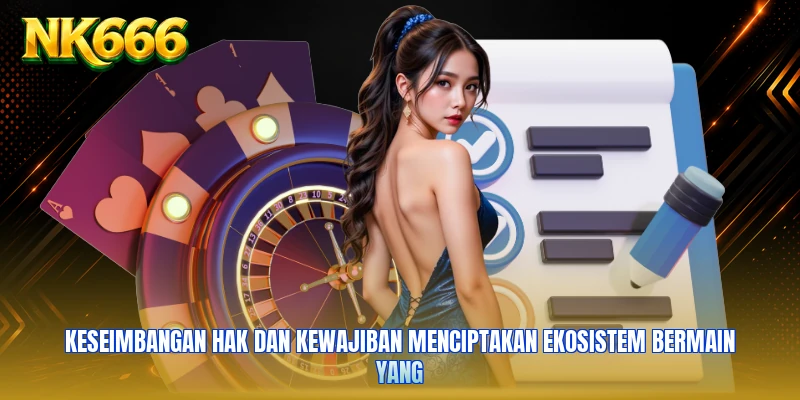Keseimbangan hak dan kewajiban menciptakan ekosistem bermain yang